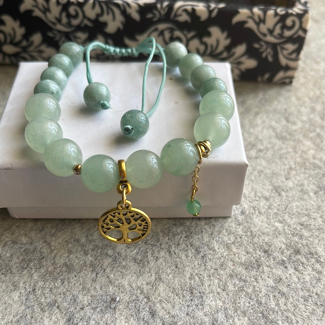 Aventurine w/ charm bracelet #14