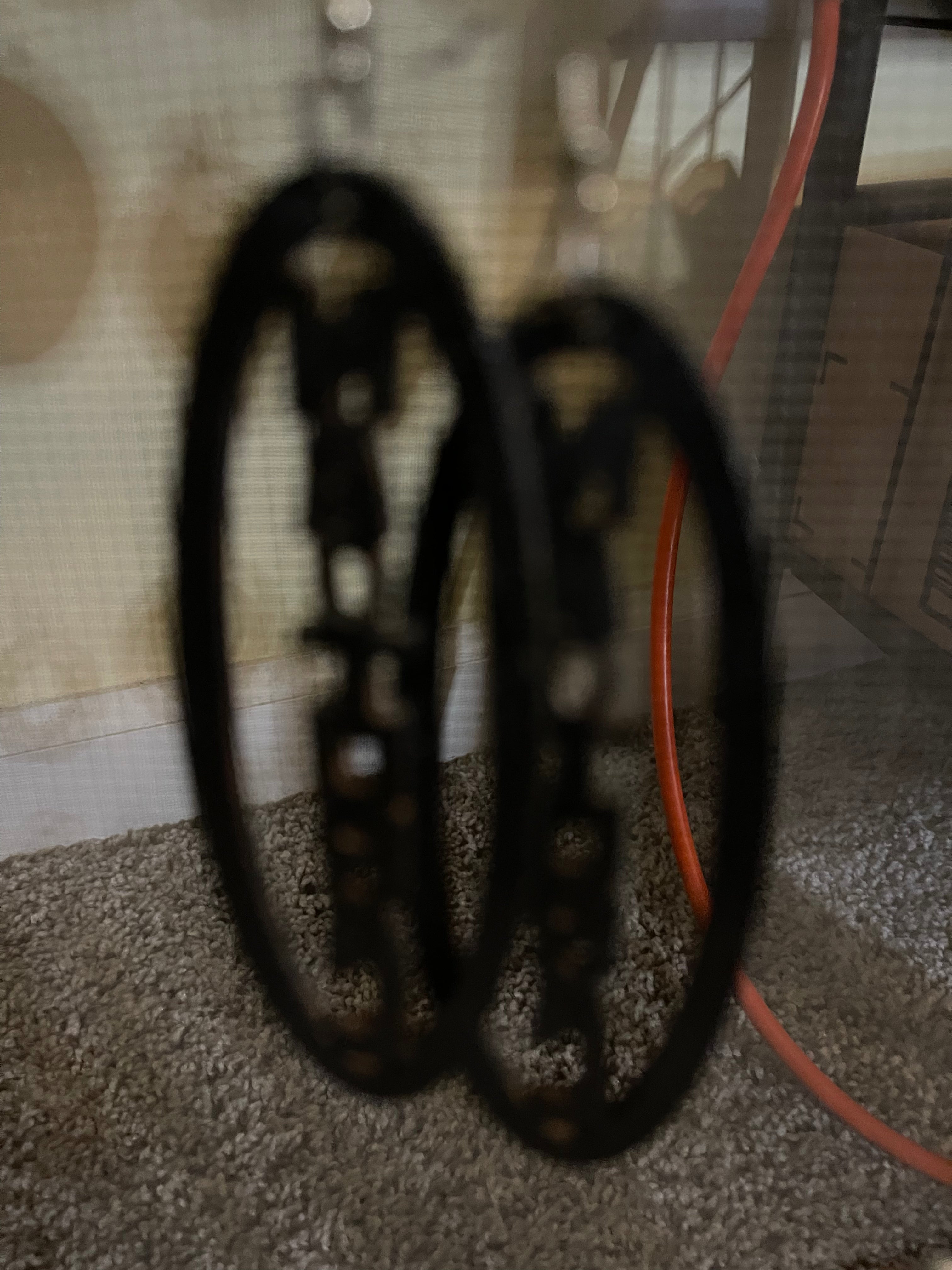 Natural word cutout earrings (Wood)