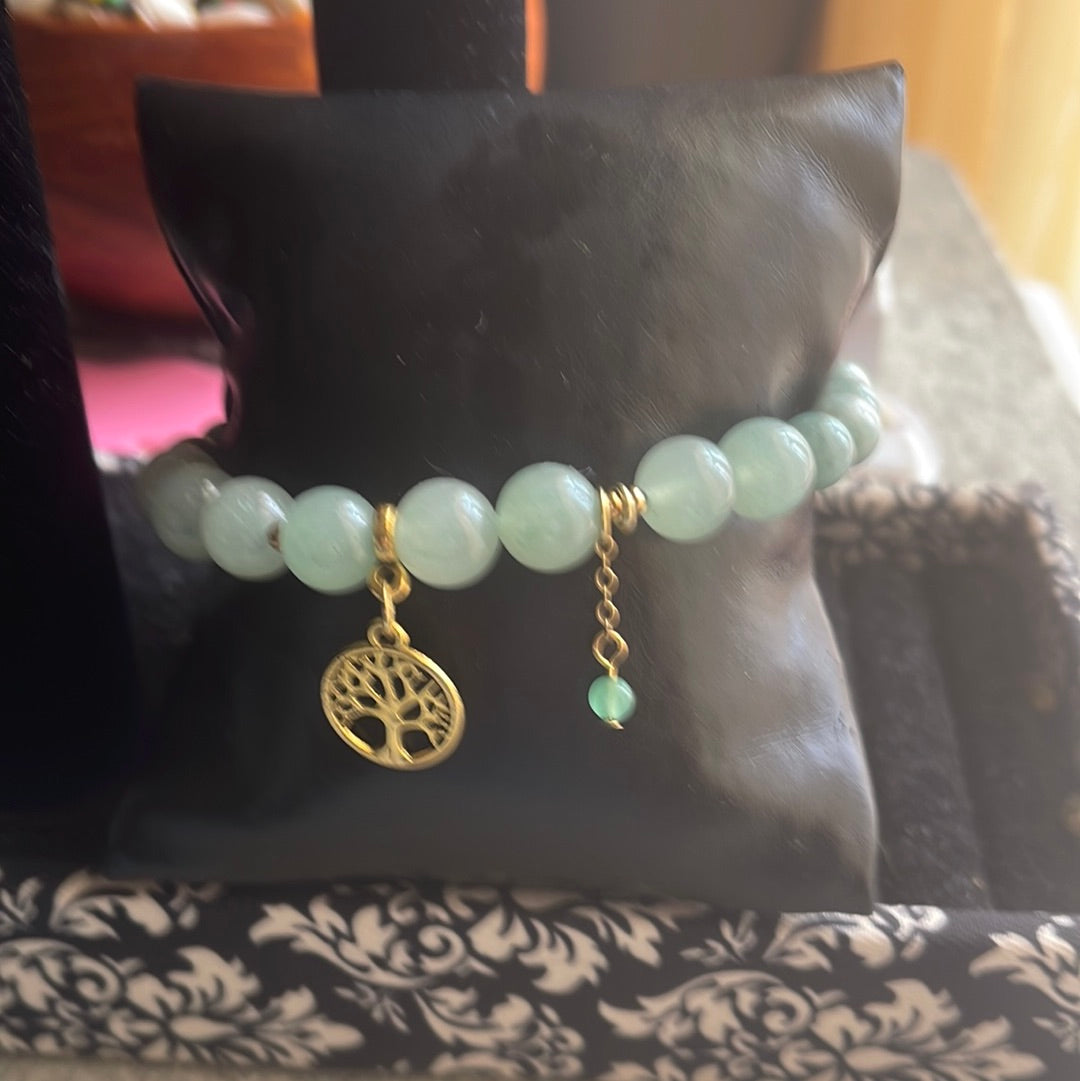 aventurine with charm