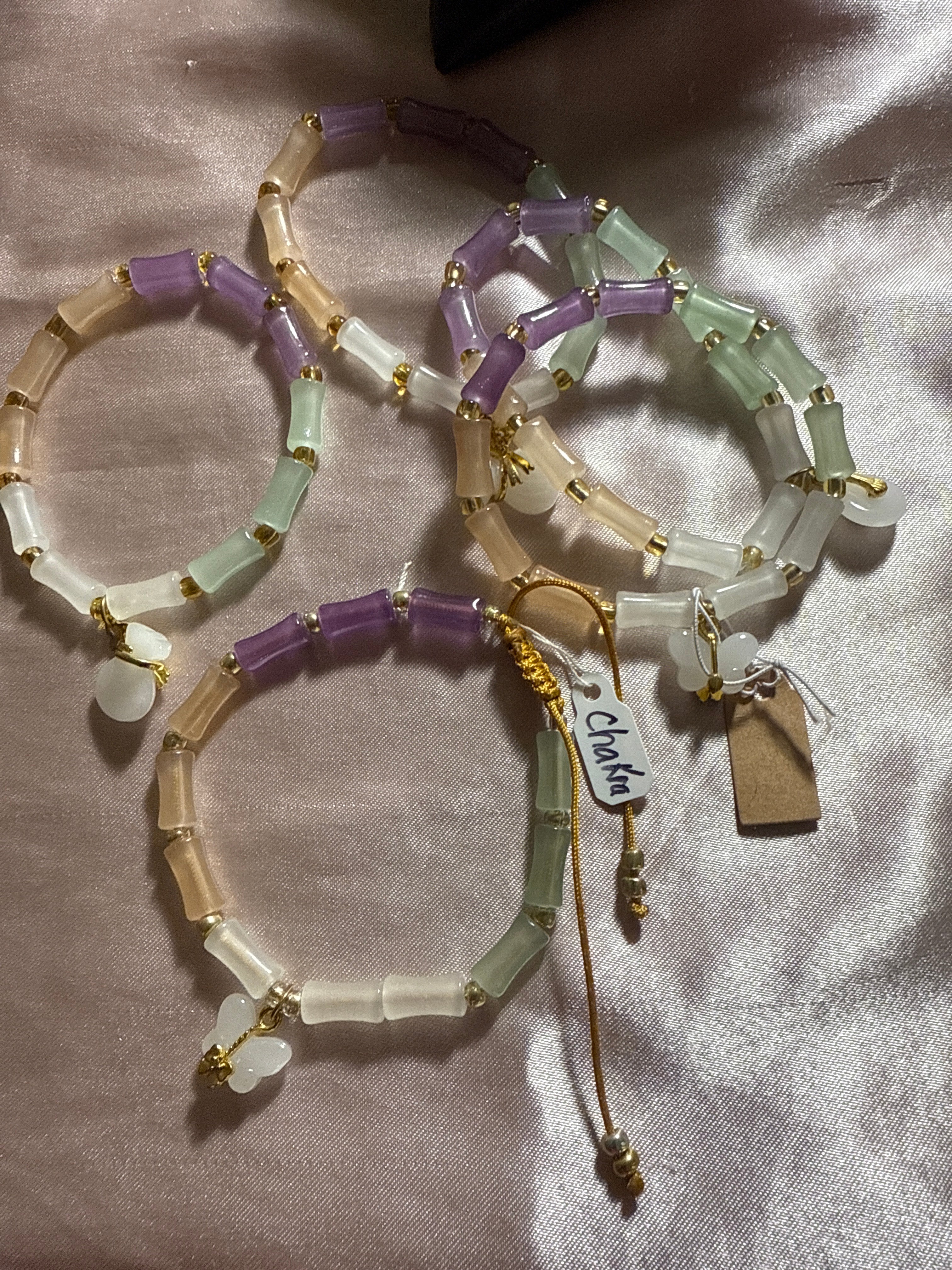 Jade Chakra Healing Meditation Healing Spiritual Barrel bracelet