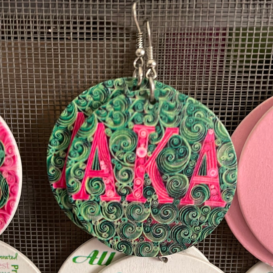 Sorority Earrings (AKA)