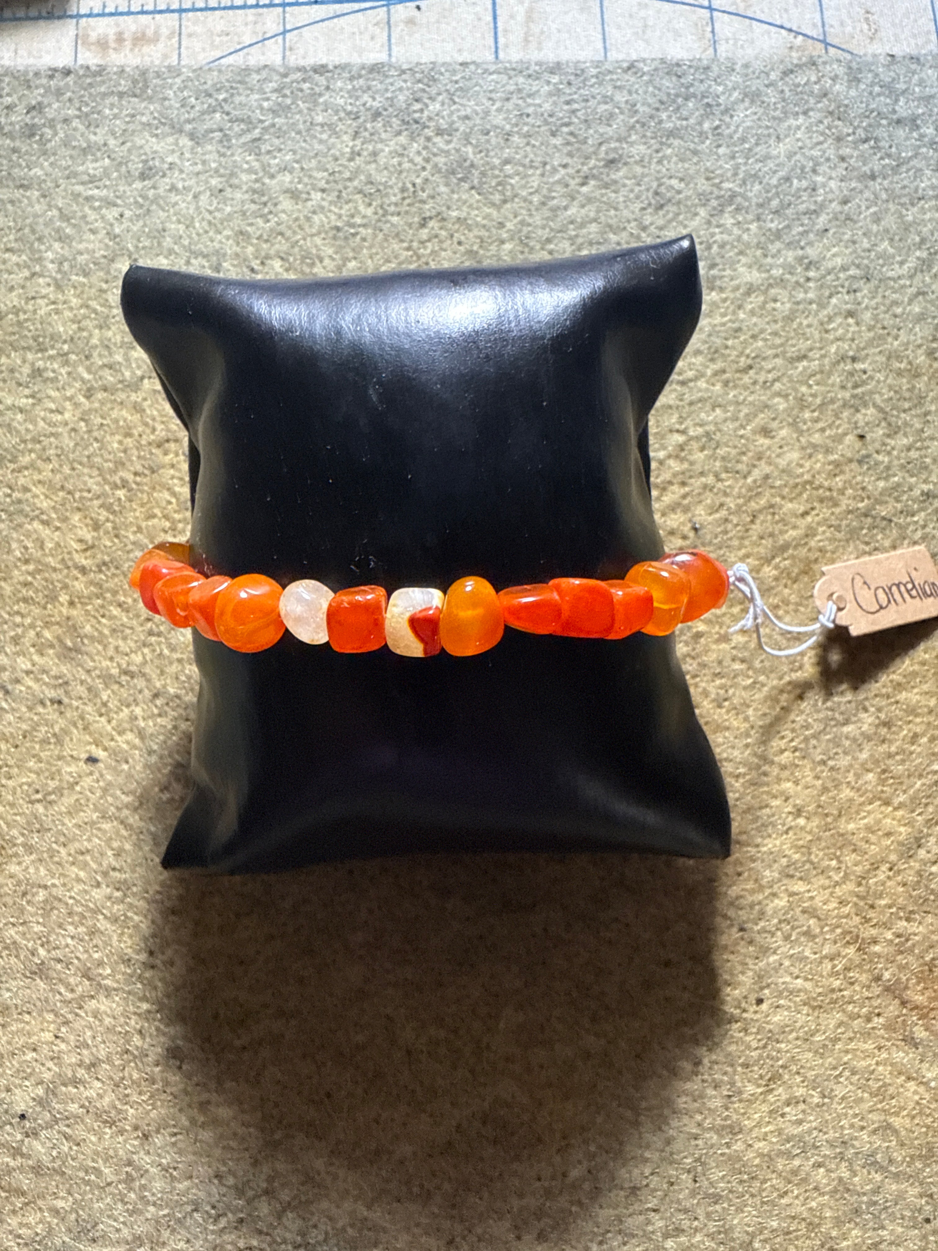 Carnelian Natural crystal Gemstone bracelet