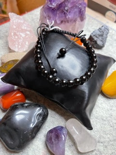 Mirrored earrings w/ Amethyst #211