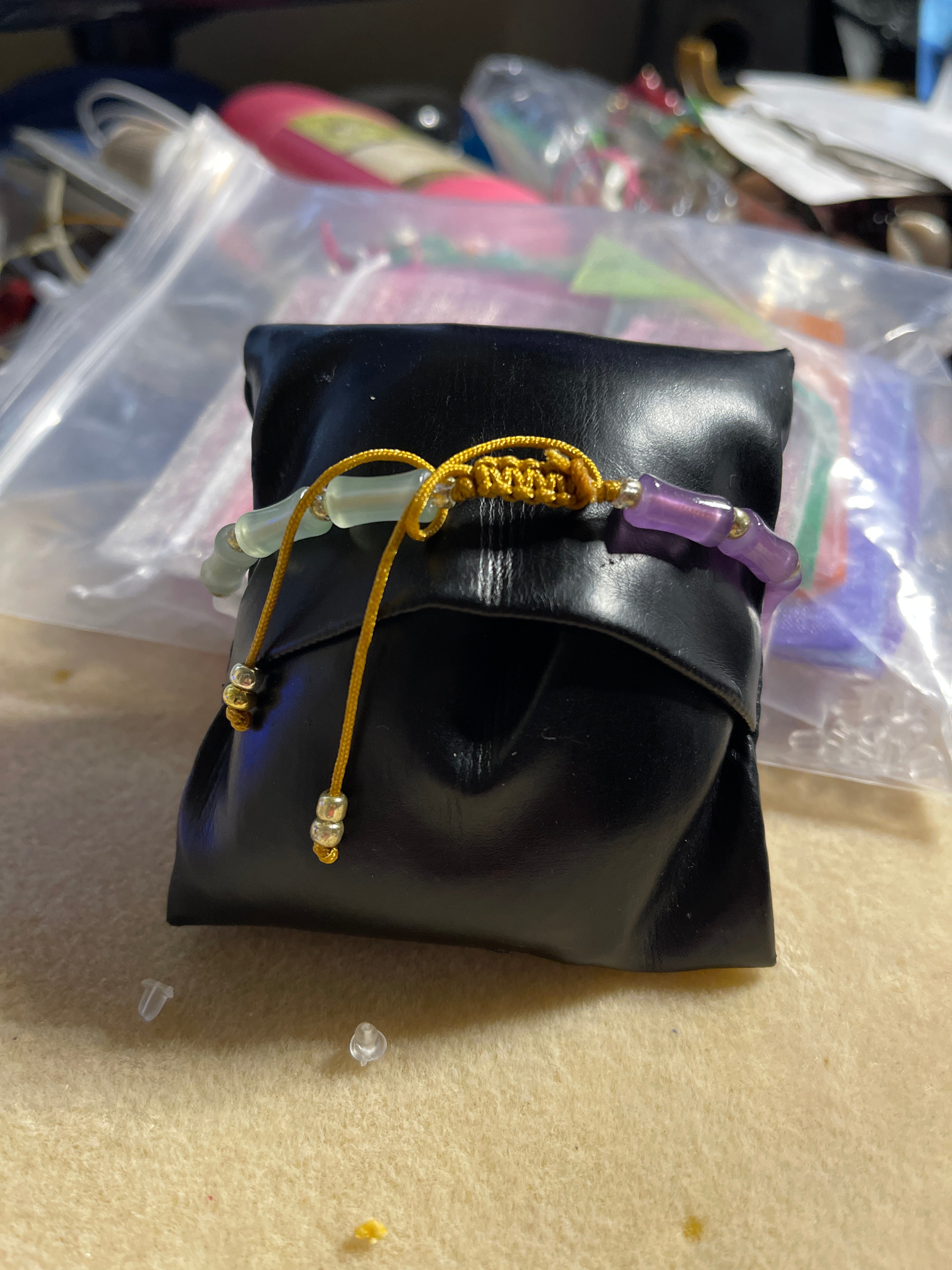 Jade Chakra Healing Meditation Healing Spiritual Barrel bracelet