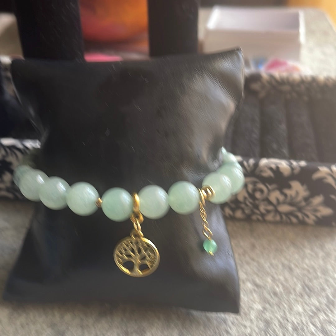 Aventurine w/ charm bracelet #14