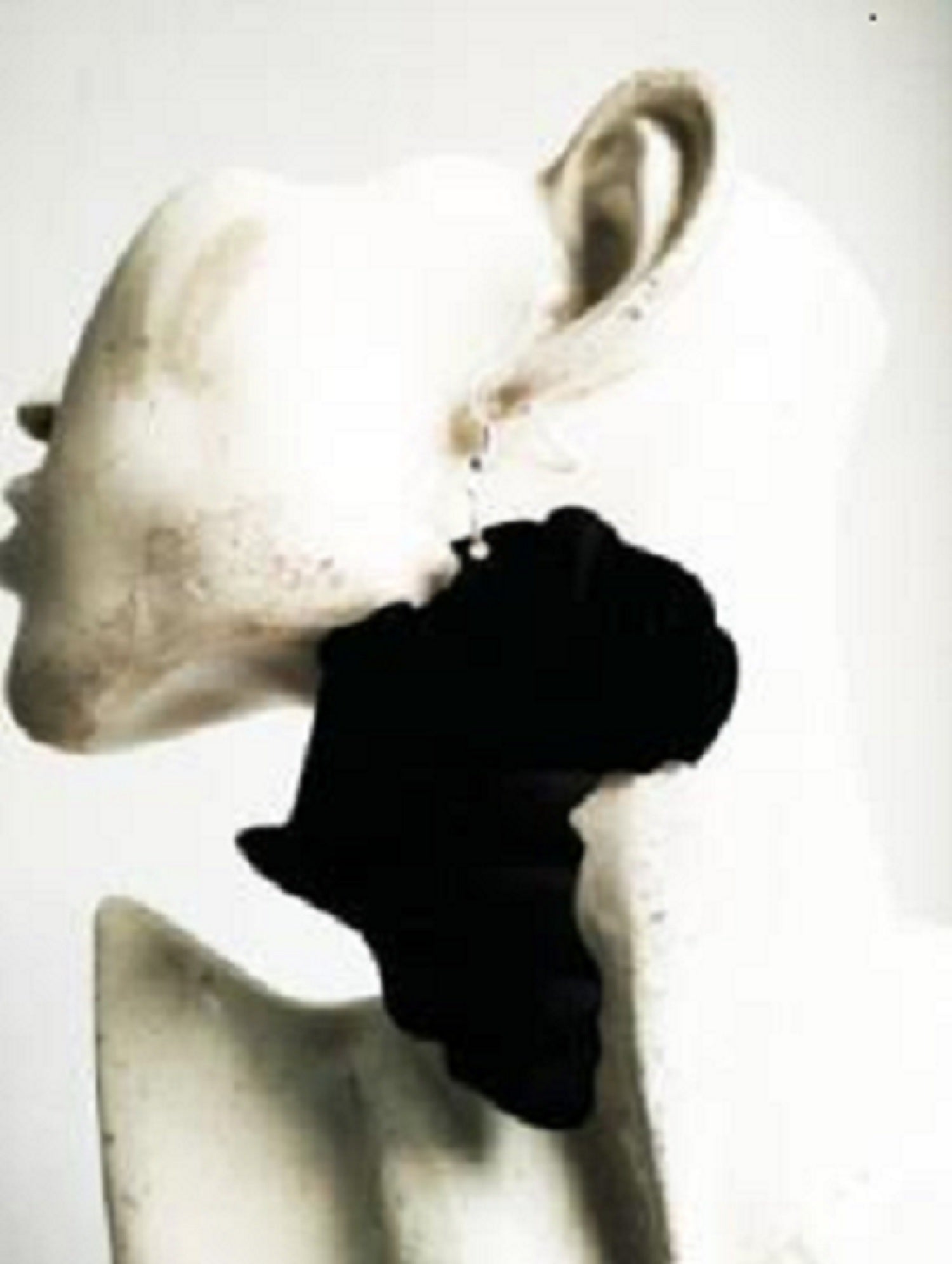 Africa Map Mirror-Acrylic earrings #201