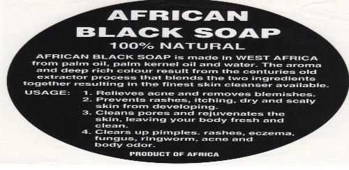 Black Soap (Raw bars)