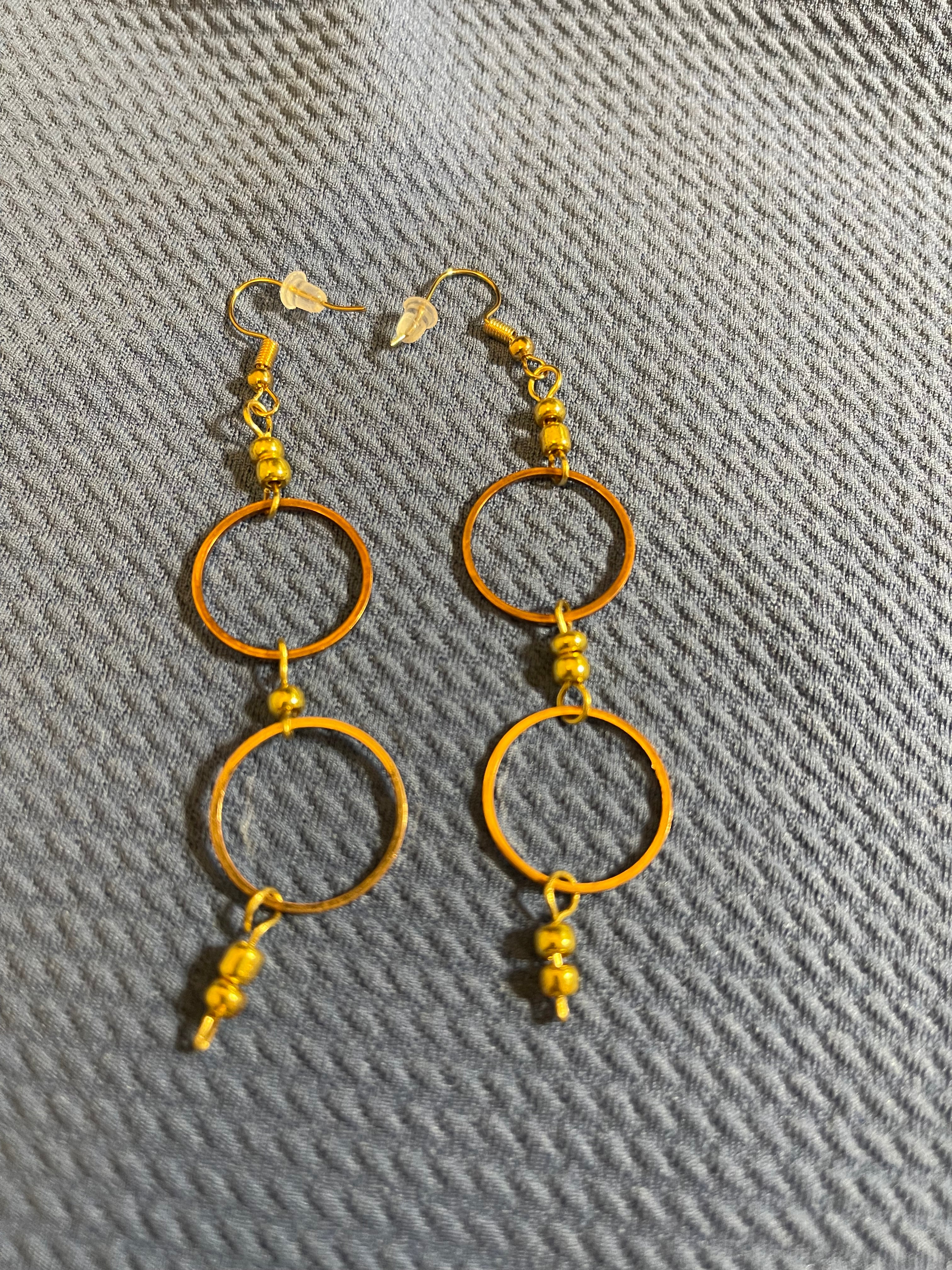 #401 Brass Earrings