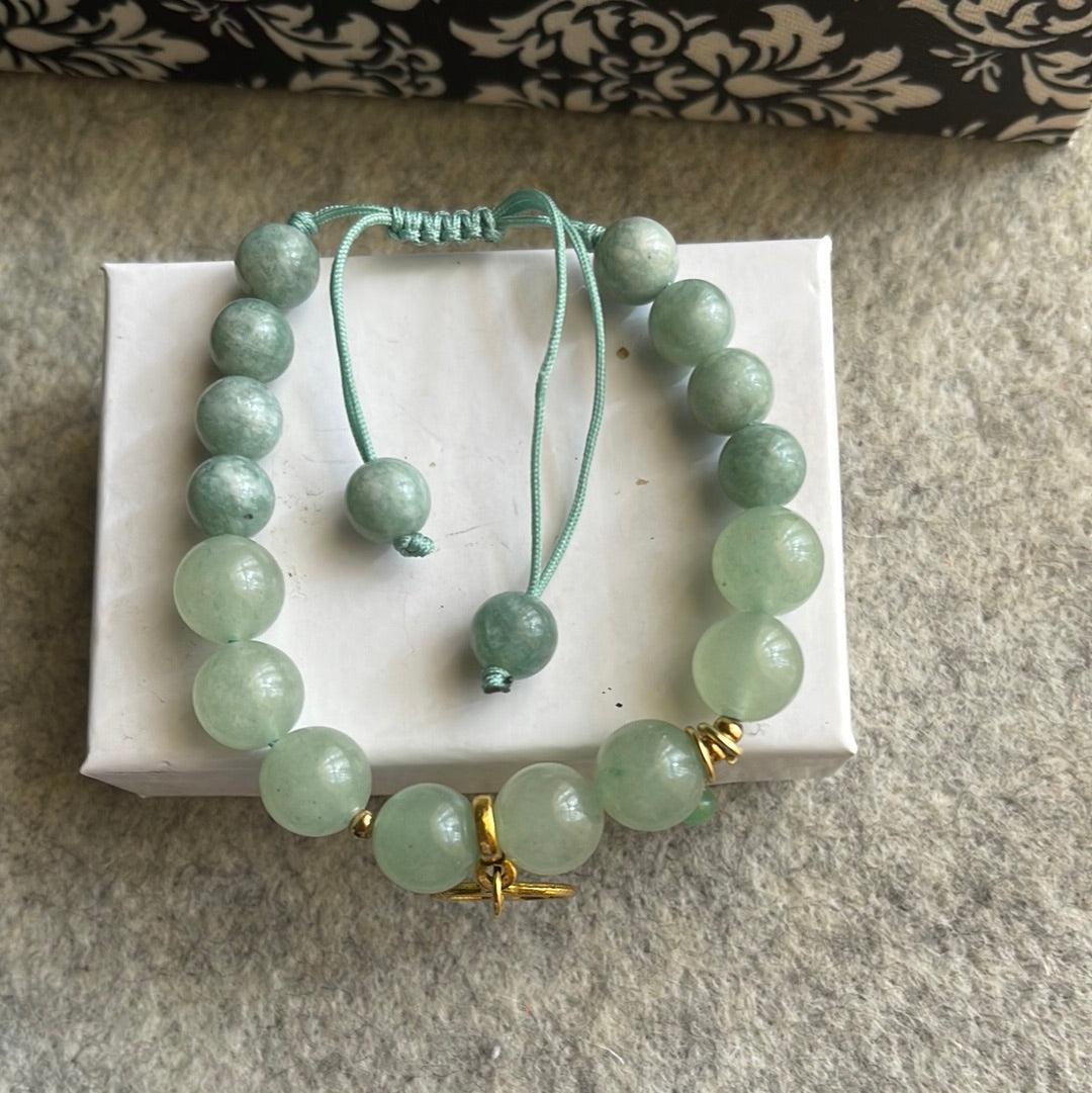 Aventurine w/ charm bracelet #14