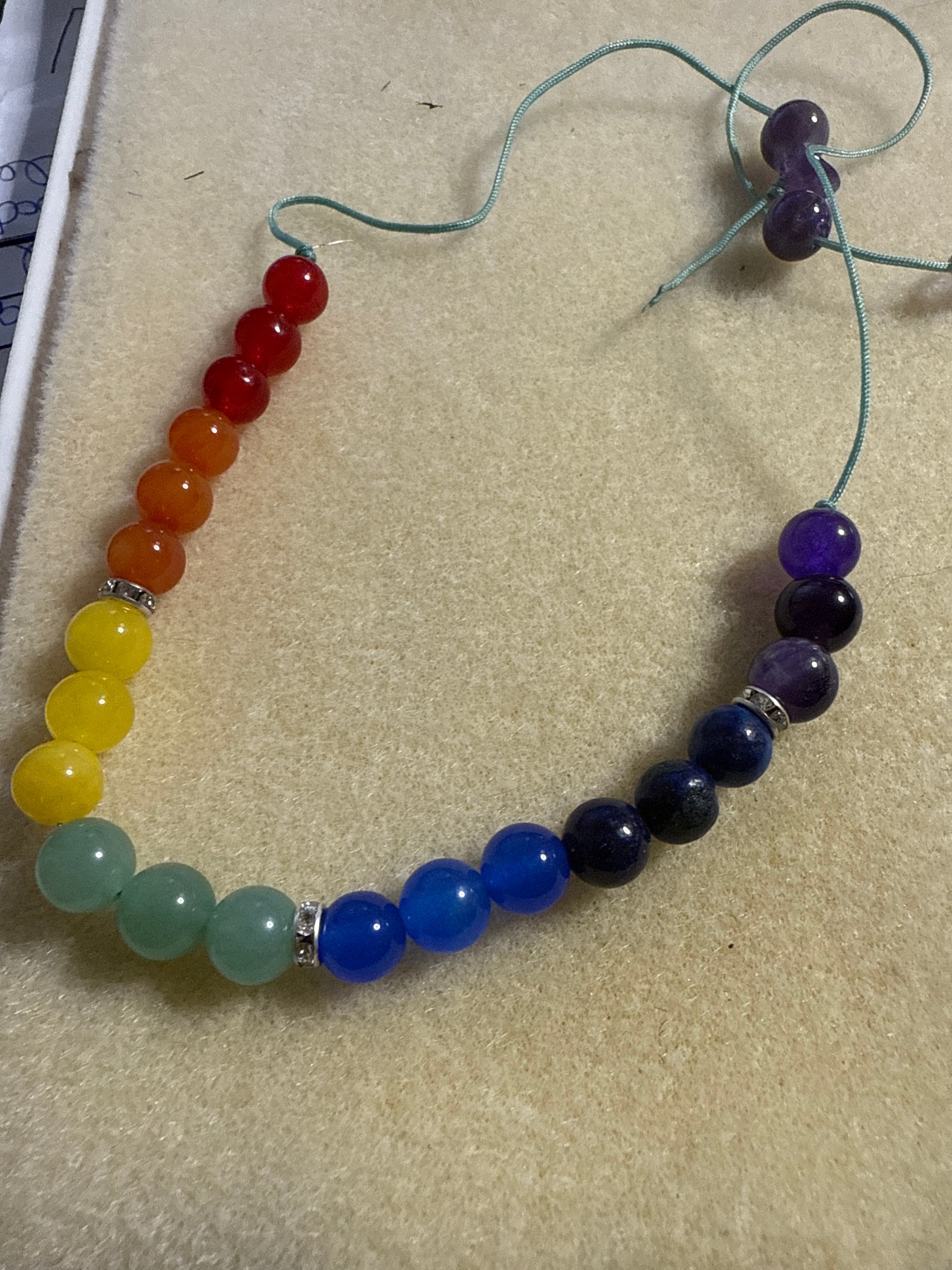 Chakra Healing Meditation Healing crystal bracelet