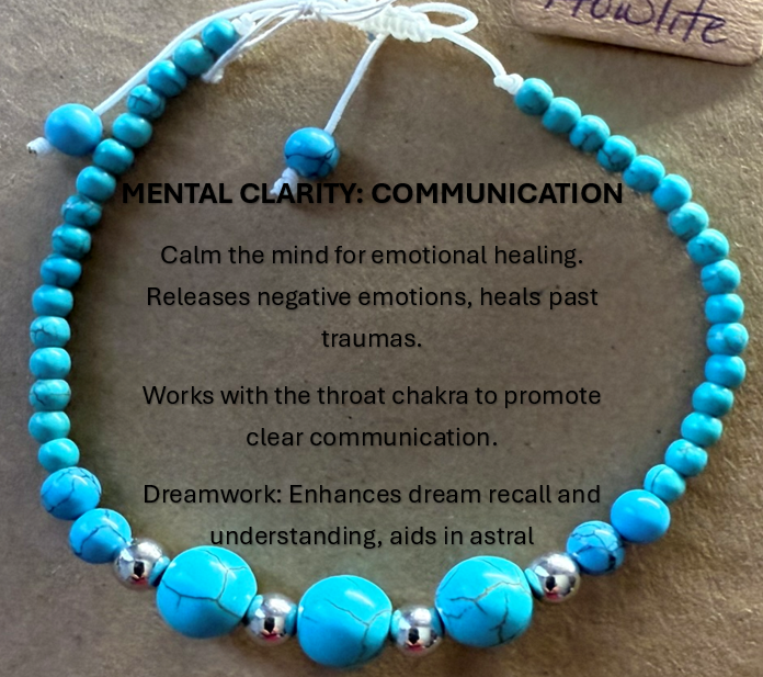 Turquoise Howlite multi bracelet