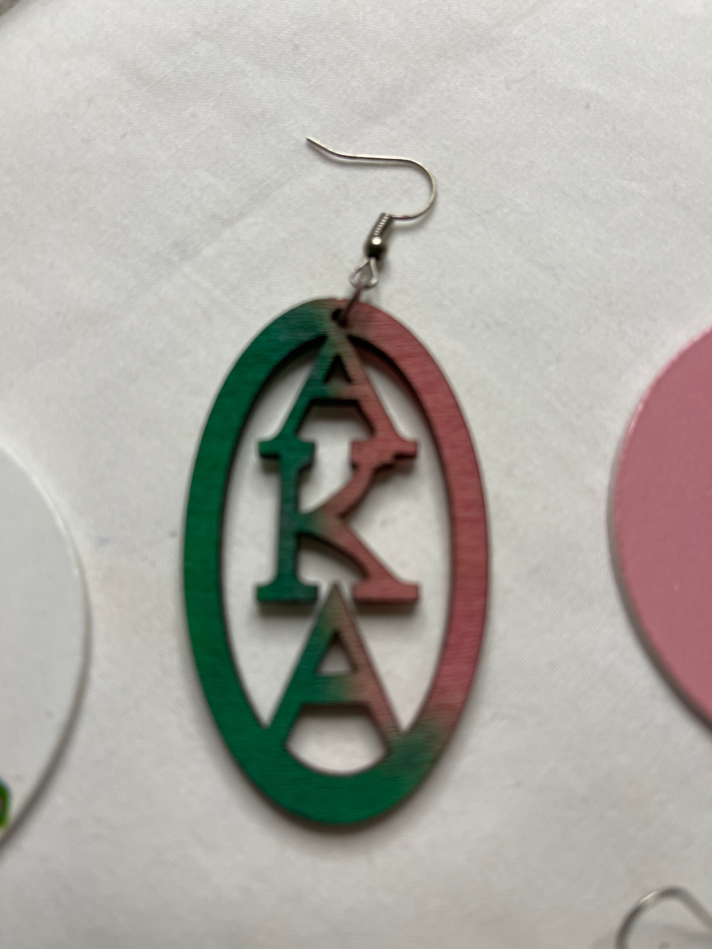 #623 Sorority Earrings (AKA)