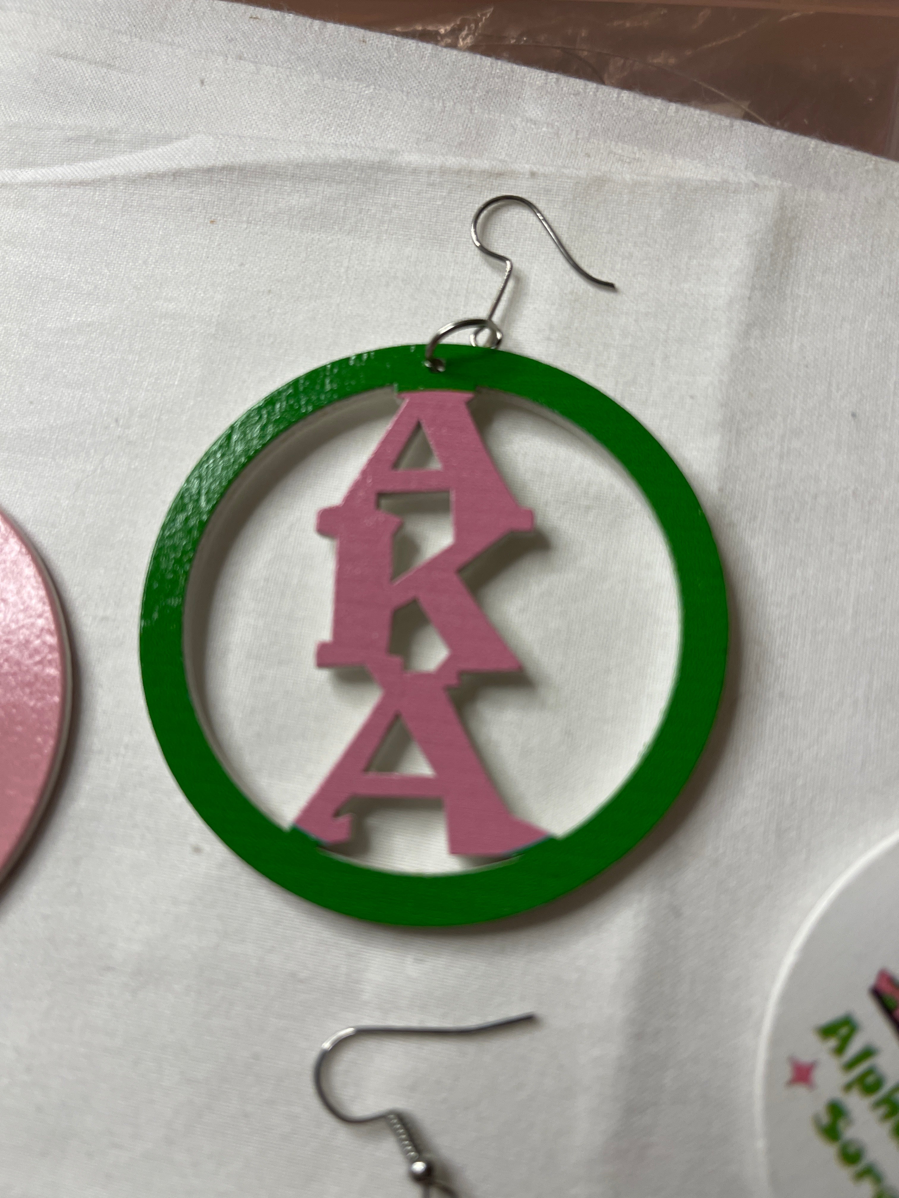 #612 Sorority Earrings (AKA)