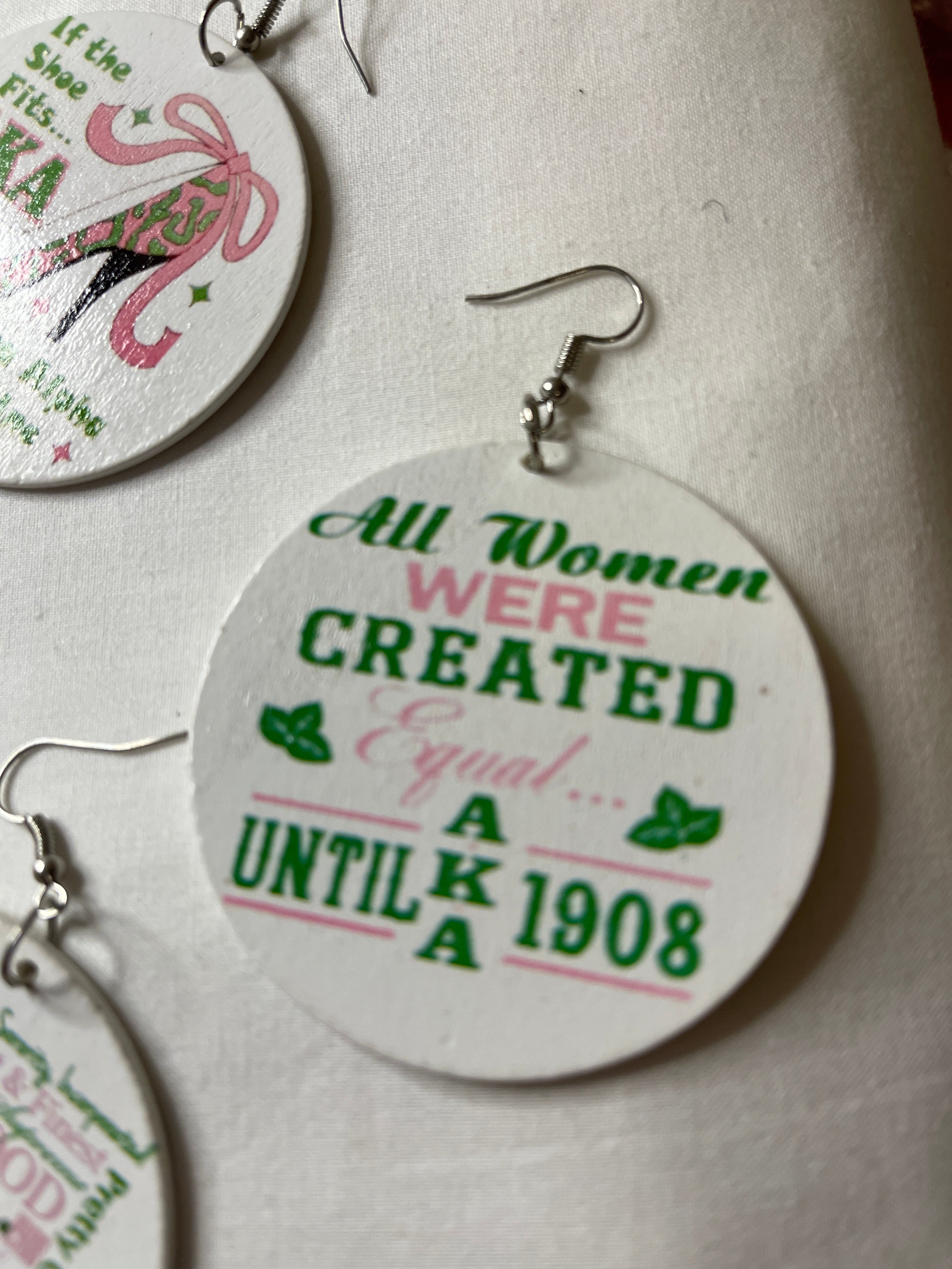 Sorority Earrings (AKA)