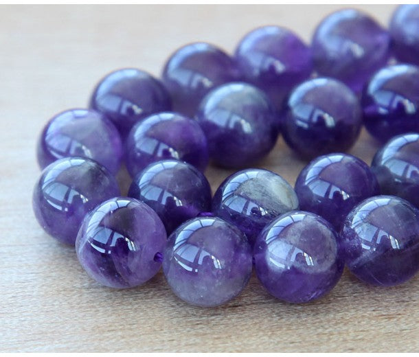 Mirrored earrings w/ Amethyst #211