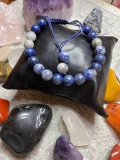 Lapis Lazuli Meditation gemstone bracelet