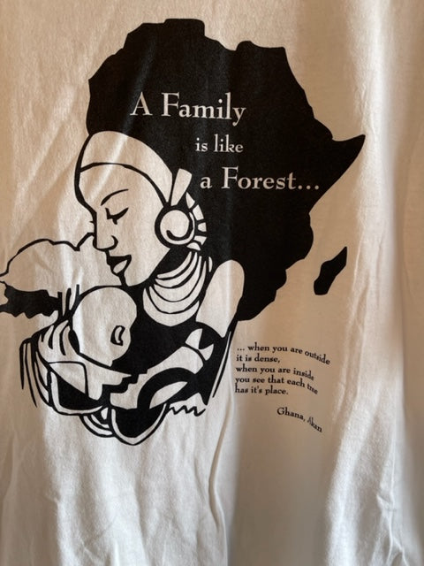 African Family Quote Graphic Inspirational Spiritual Tee Shirts