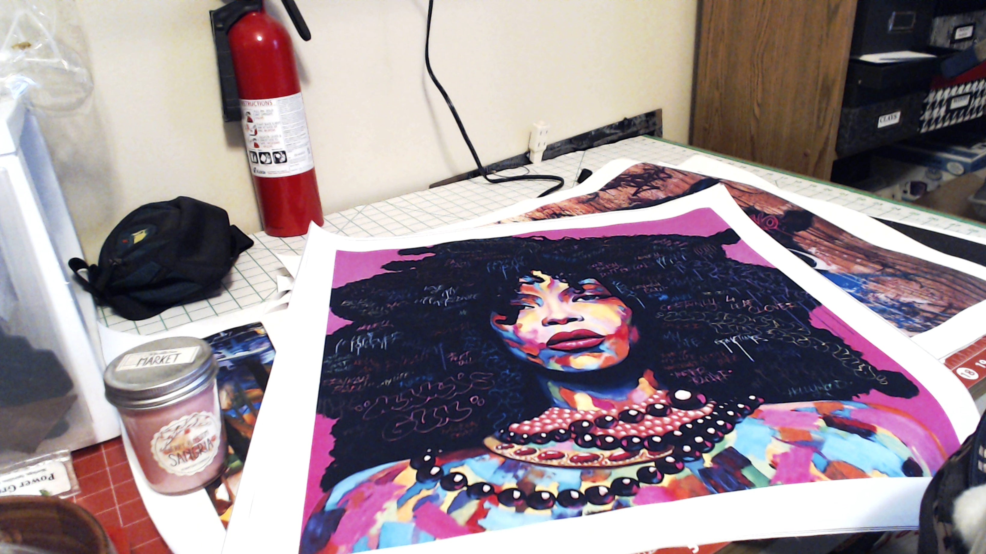 Art On Canvas - African Queen