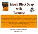 Liquid Black Soap w/Turmeric