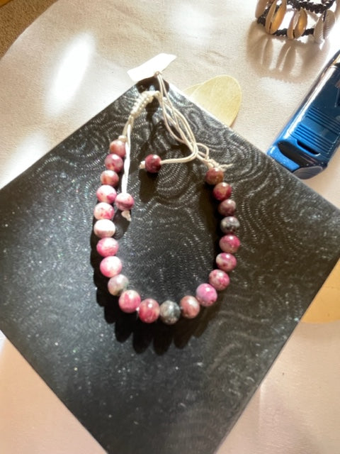 Eudialyte gemstone bracelet 6mm