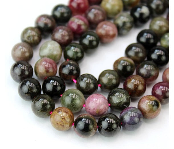 Tourmaline multi crystal bracelet (8mm)