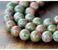 Unakite crystal bracelet (4mm)