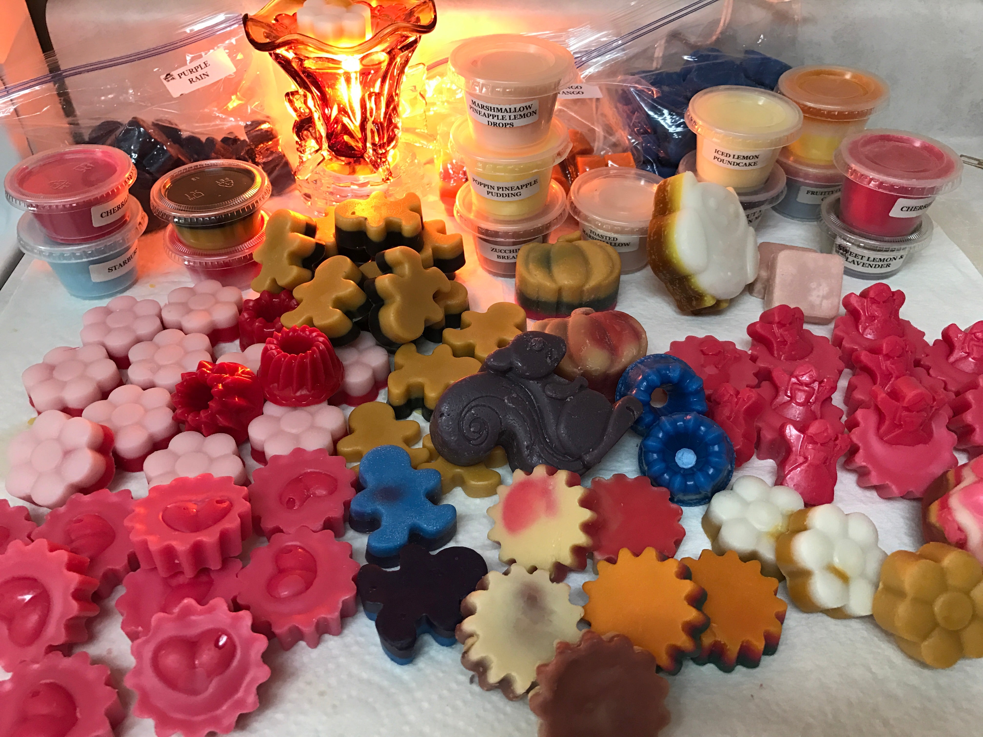 Wax Melts collage