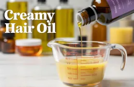 Creating a Herbal Creamy Hair Growth Oil
