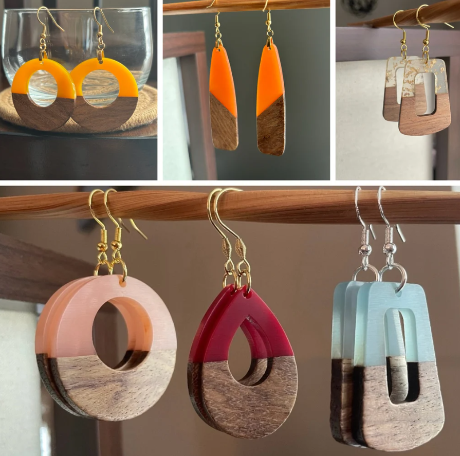 Adorning Nature: The Allure of Wooden Earrings