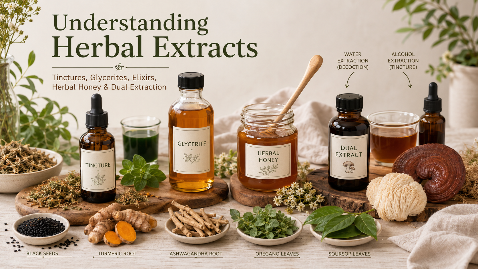 Tinctures, Elixirs, Adaptogens, Glycerites & Herbal Honeys: What’s the Difference?
