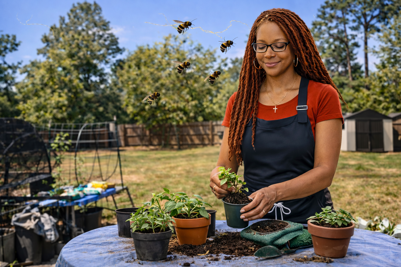 I Thought the Bees Kicked Me Out My Own Backyard…