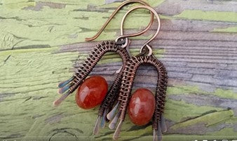 Crystals & Gemstone earrings