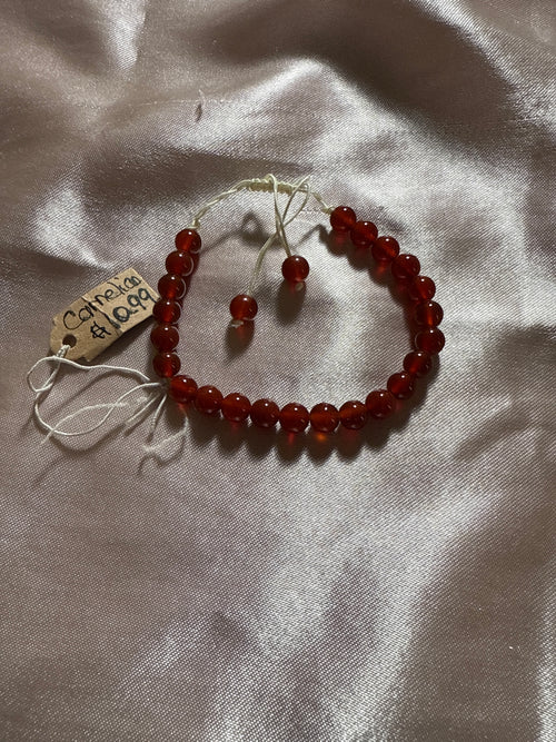 Carnelian crystal Natural Healing Gemstone bracelet 6mm