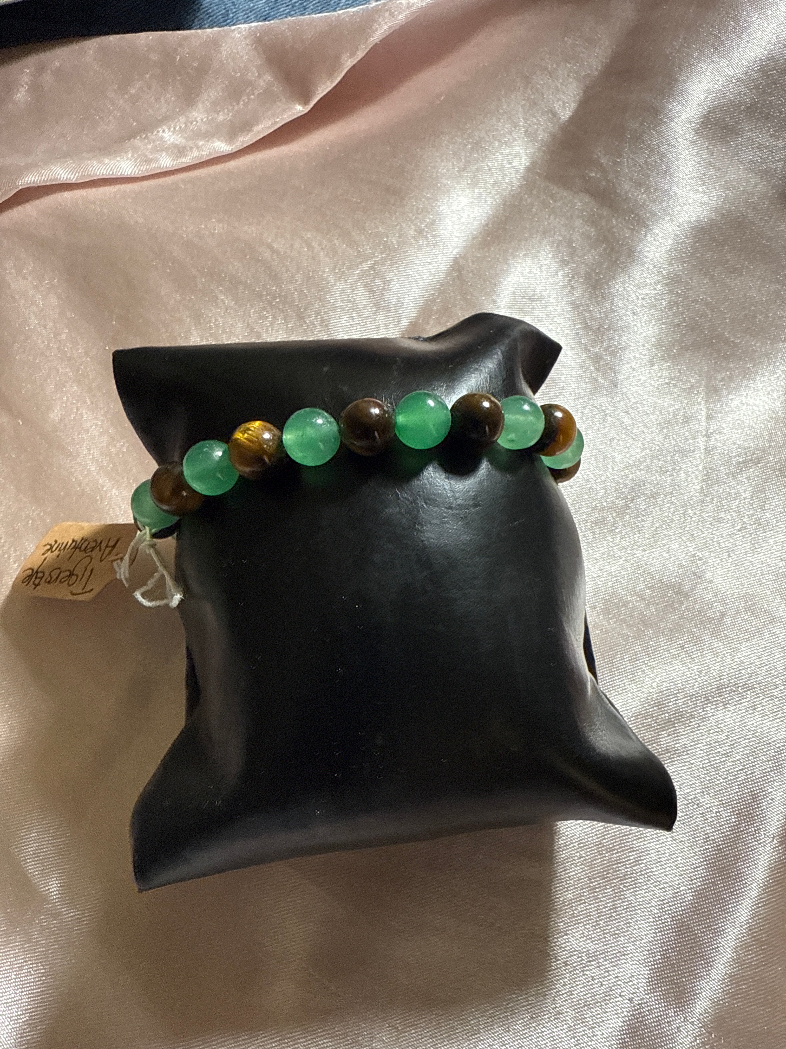 Tiger's Eye Aventurine crystal bracelet