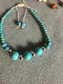 Turquoise Howlite multi bracelet