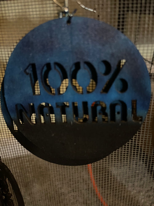 Natural 100% cutout earrings (Wood)