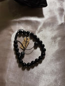 Black Agate Meditation Healing Protection Spiritual bracelet