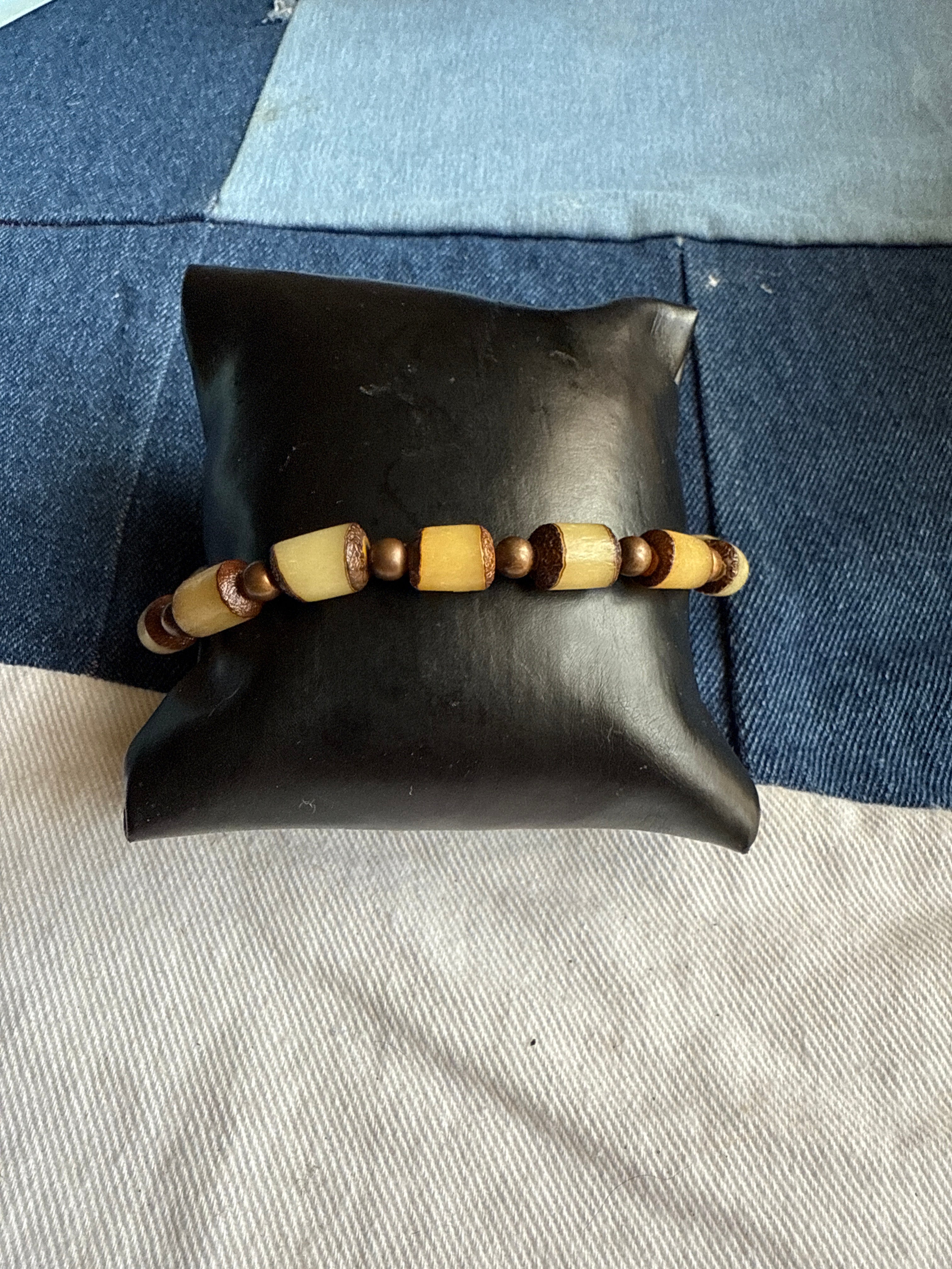 Buri Nut Bead bracelet
