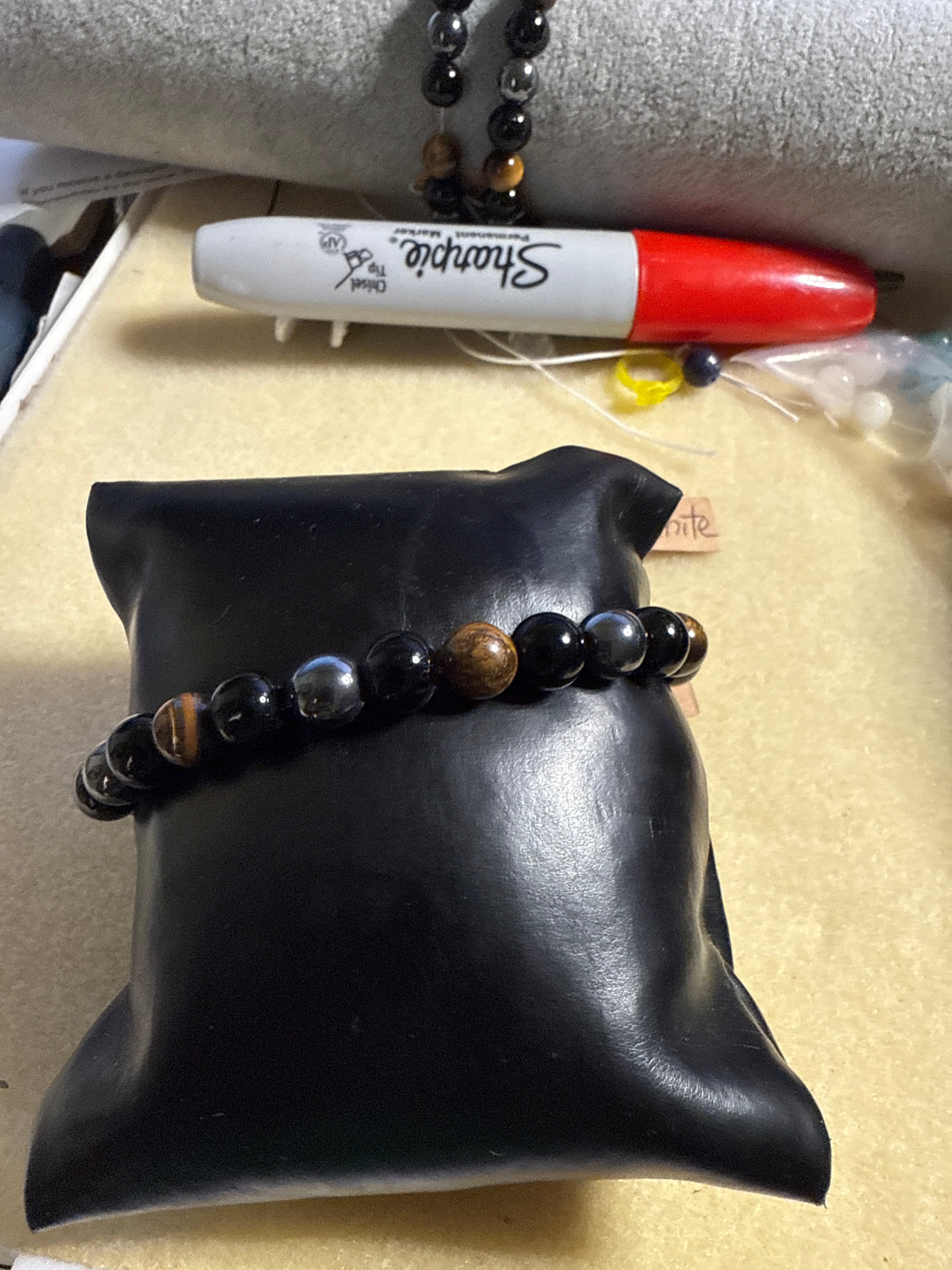 Falcon's Eye crystal bracelet
