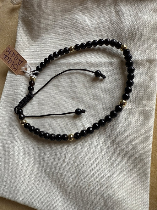 Black Jasper gemstone bracelet