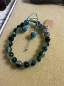 Moss Agate crystal bracelet