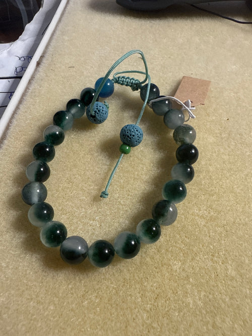 Moss Agate crystal bracelet