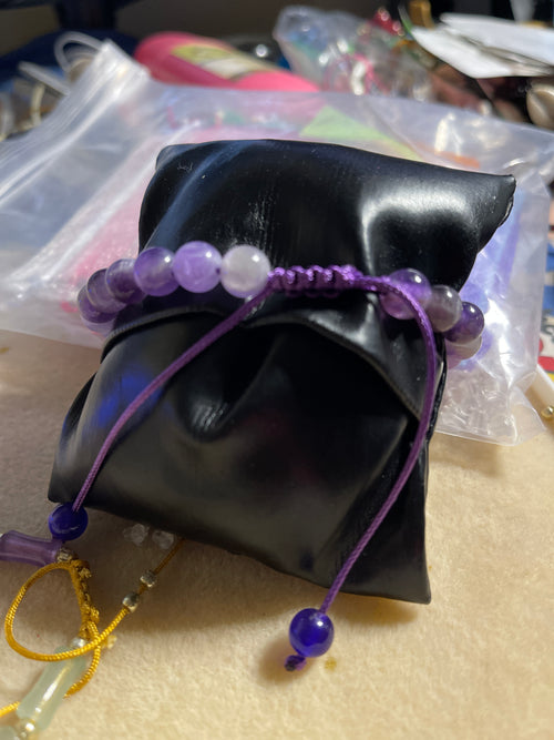 Amethyst Healing Meditation Healing Spiritual bracelet (8mm)#5