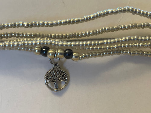 Waist Beads - Tree of Life (silver) style #8