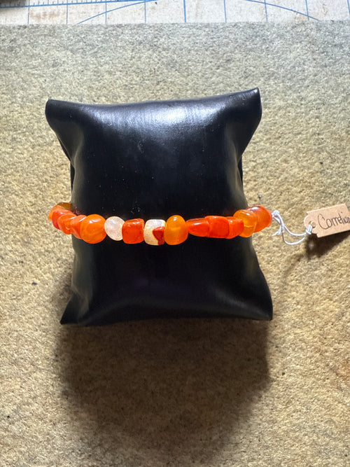 Carnelian Natural crystal Gemstone bracelet