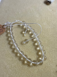 Clear Quartz Natural Healing Gemstone Adjustable bracelets (8mm)