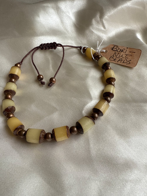 Buri Nut Bead bracelet