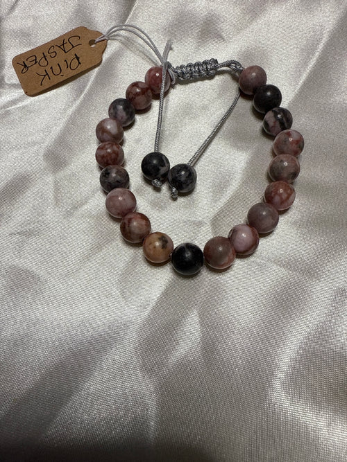 Pink Jasper Meditation bracelet (8mm)
