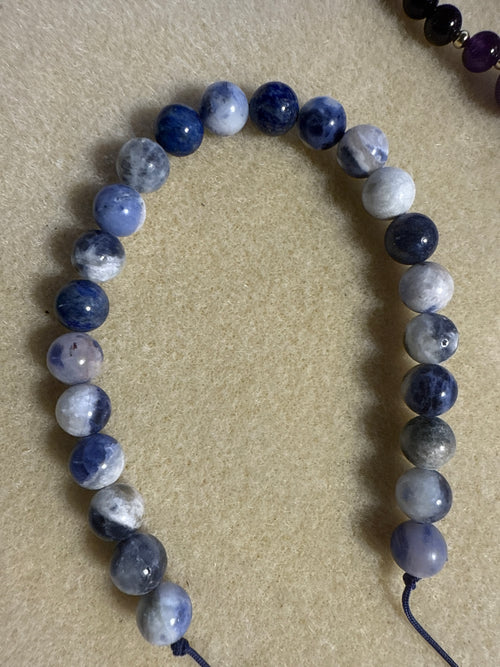 Sodalite & Lapis Lazuli gemstone bracelet