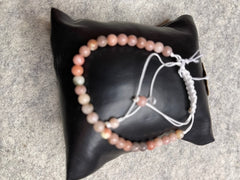 Morganite Meditation Healing Protection Spiritual bracelet (4mm)